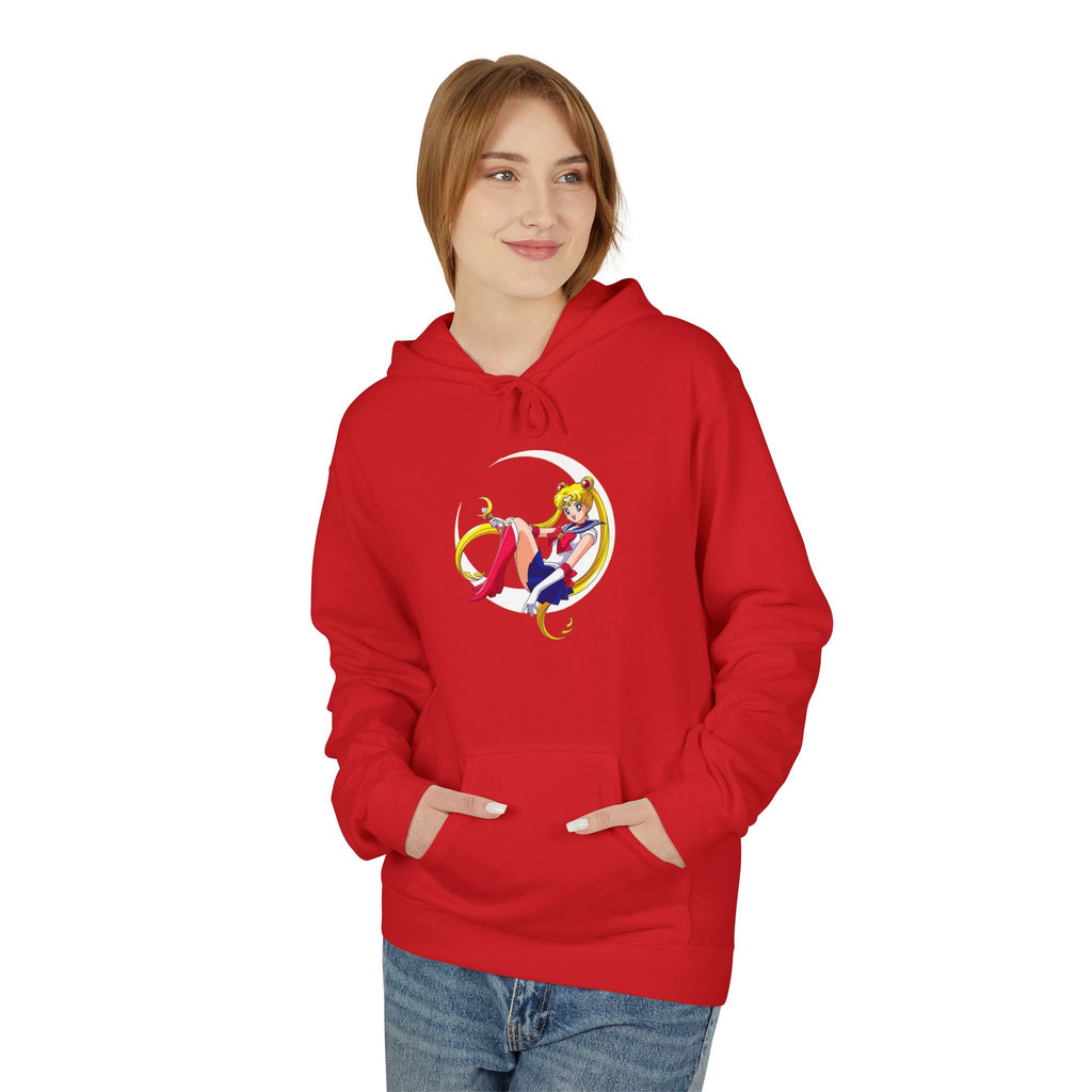 Anime Sailor Moon-Inspired Fleece Hoodie for Fans