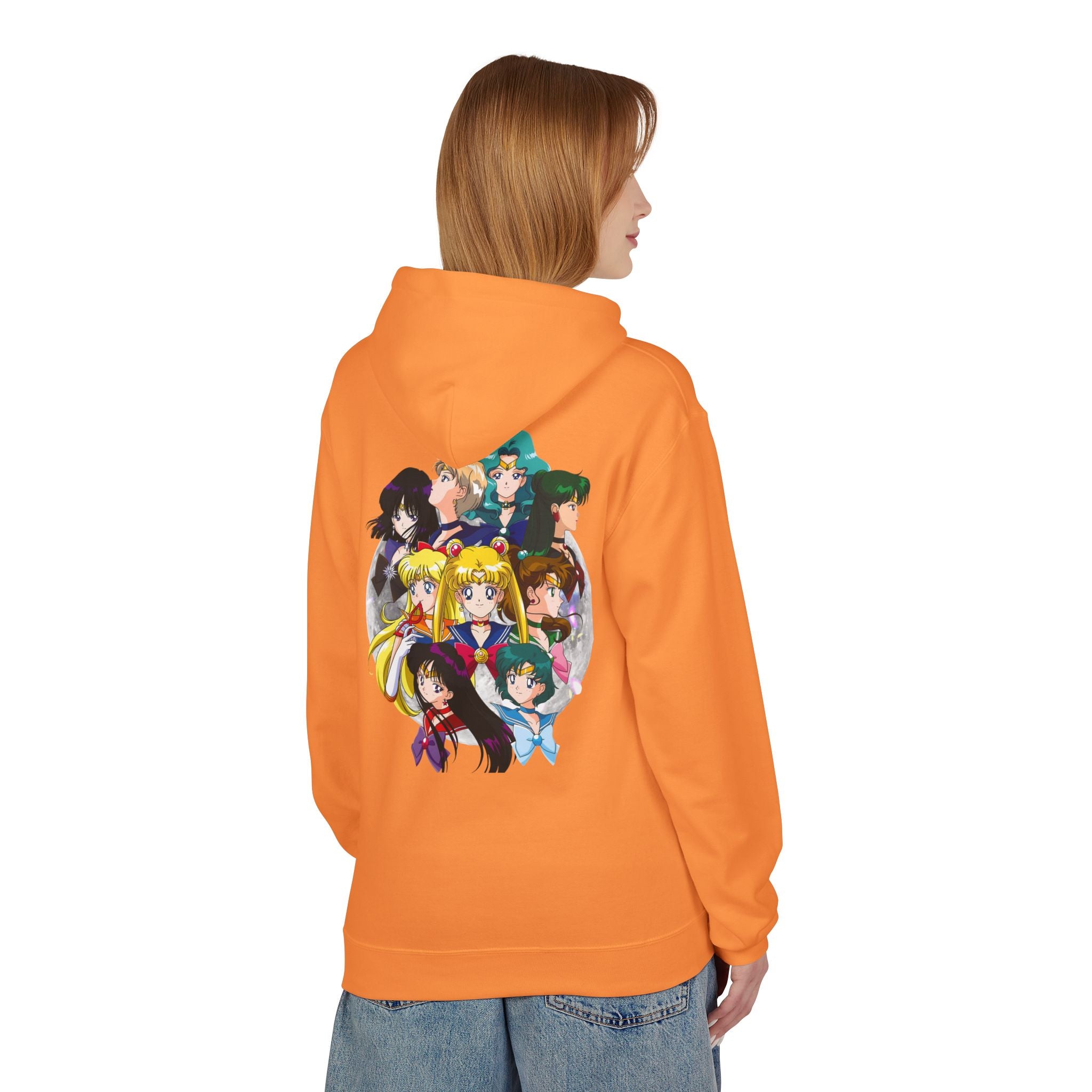 Anime Sailor Moon-Inspired Fleece Hoodie for Fans