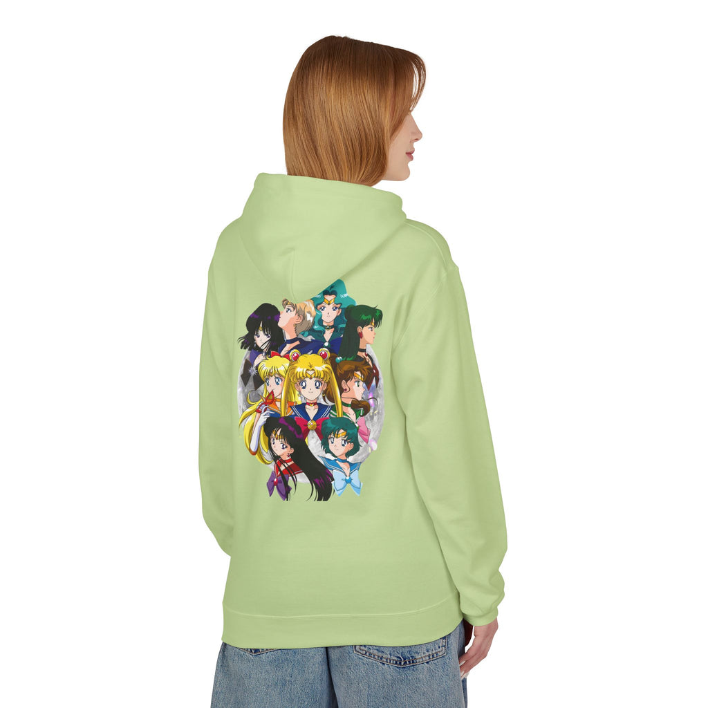 Anime Sailor Moon-Inspired Fleece Hoodie for Fans