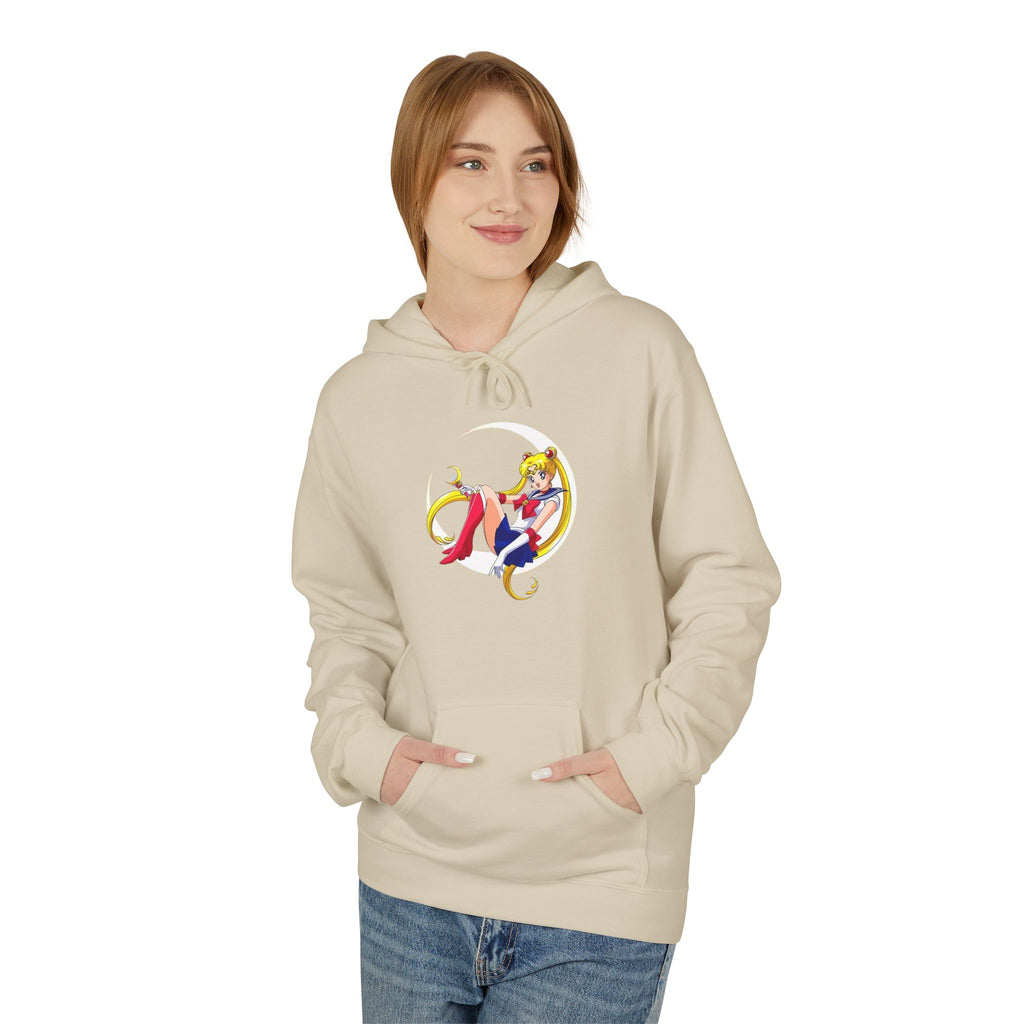 Anime Sailor Moon-Inspired Fleece Hoodie for Fans
