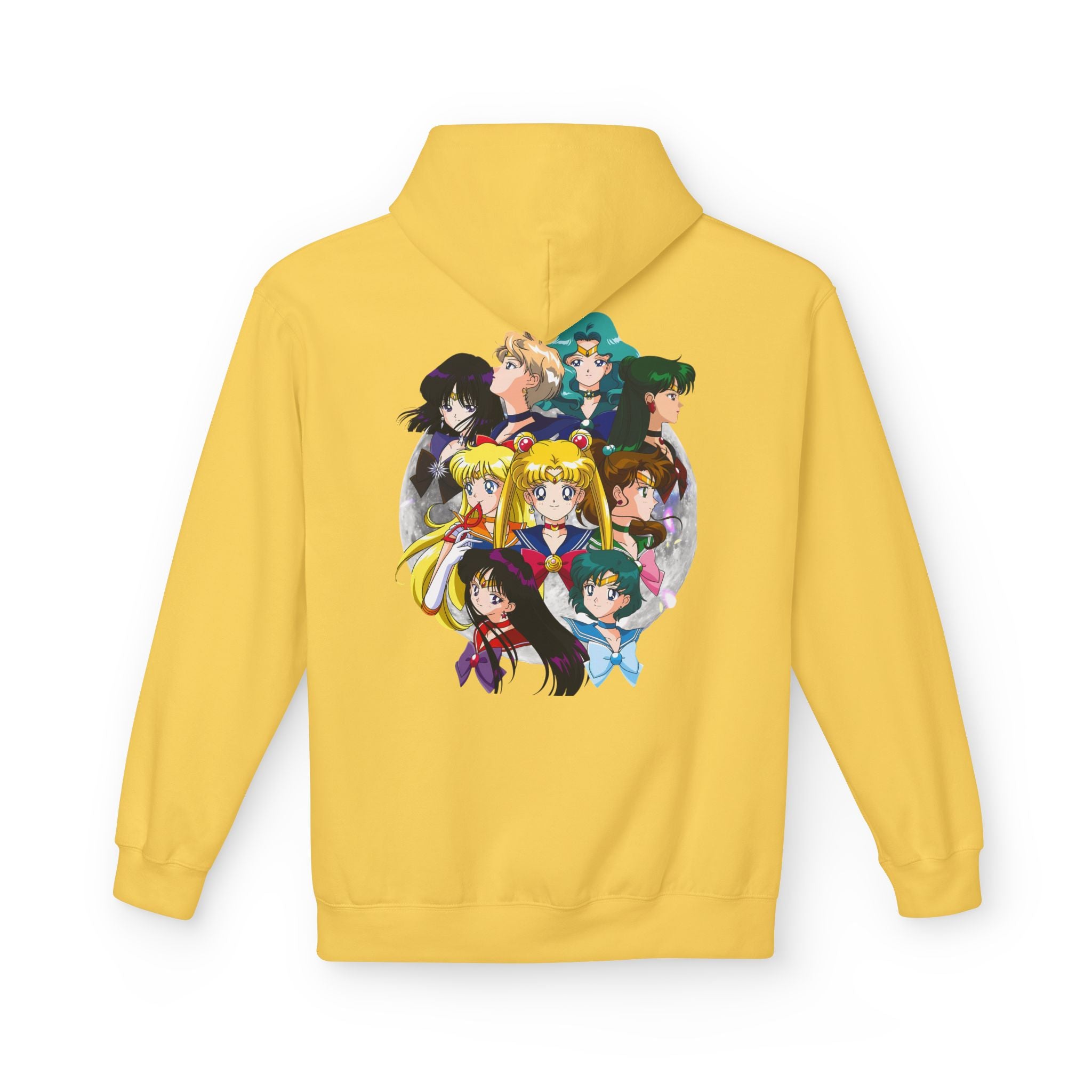 Anime Sailor Moon-Inspired Fleece Hoodie for Fans