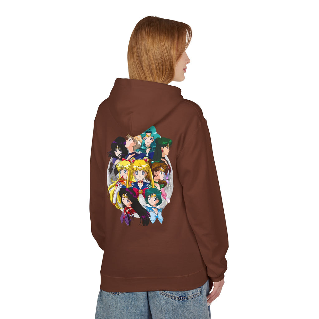 Anime Sailor Moon-Inspired Fleece Hoodie for Fans