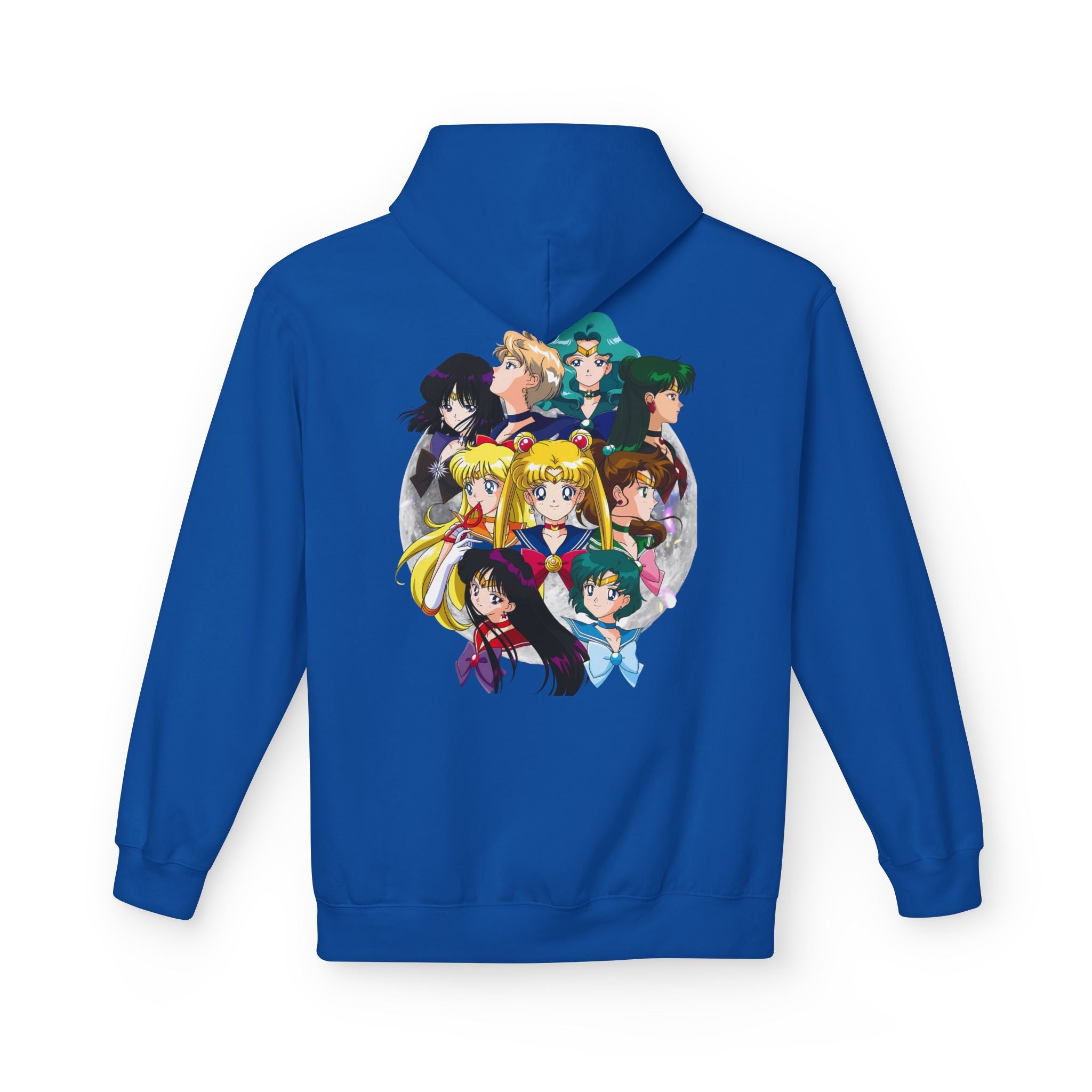 Anime Sailor Moon-Inspired Fleece Hoodie for Fans
