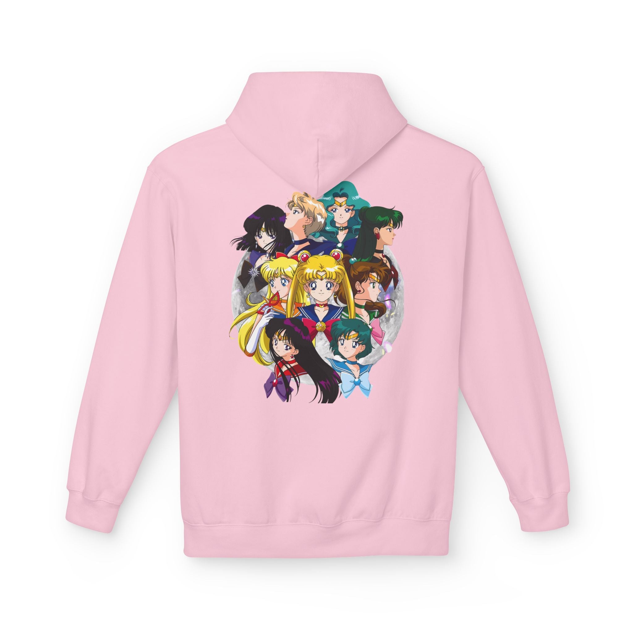 Anime Sailor Moon-Inspired Fleece Hoodie for Fans