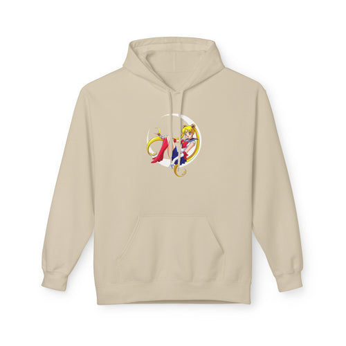Anime Sailor Moon-Inspired Fleece Hoodie for Fans