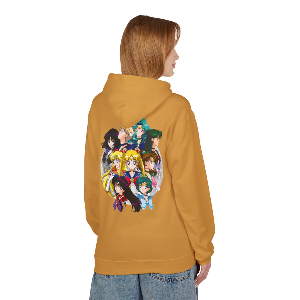 Anime Sailor Moon-Inspired Fleece Hoodie for Fans
