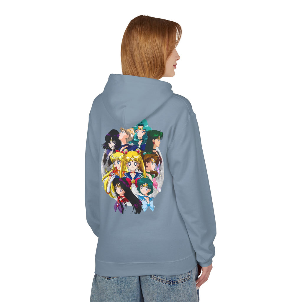 Anime Sailor Moon-Inspired Fleece Hoodie for Fans