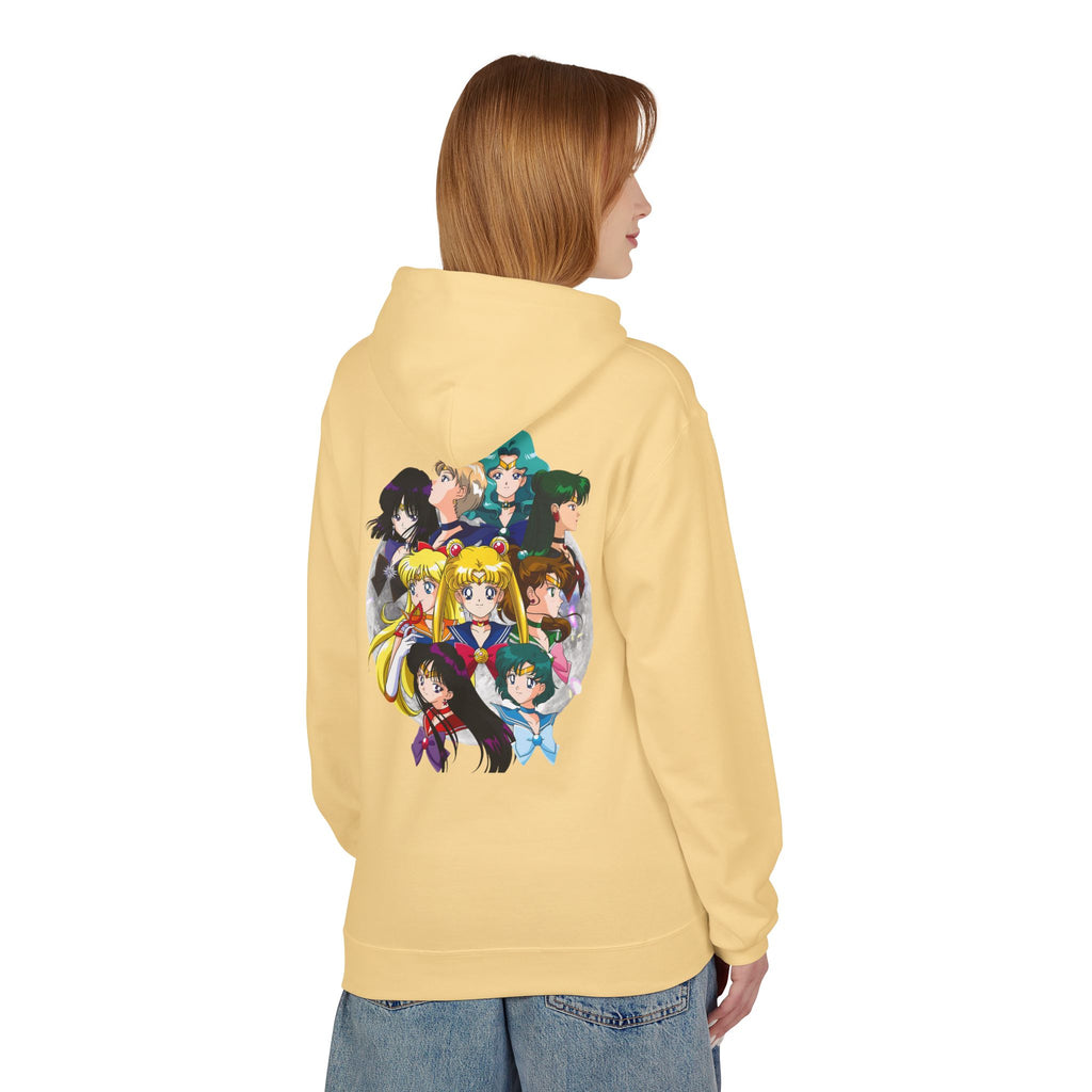 Anime Sailor Moon-Inspired Fleece Hoodie for Fans