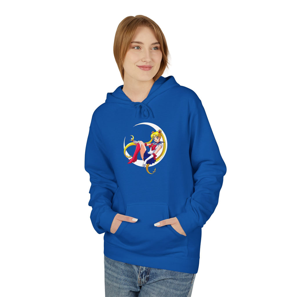 Anime Sailor Moon-Inspired Fleece Hoodie for Fans