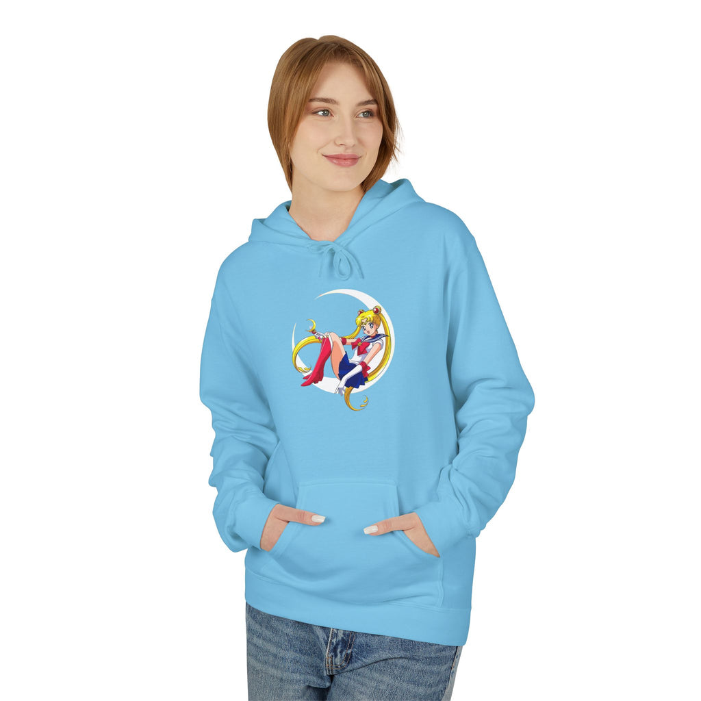 Anime Sailor Moon-Inspired Fleece Hoodie for Fans