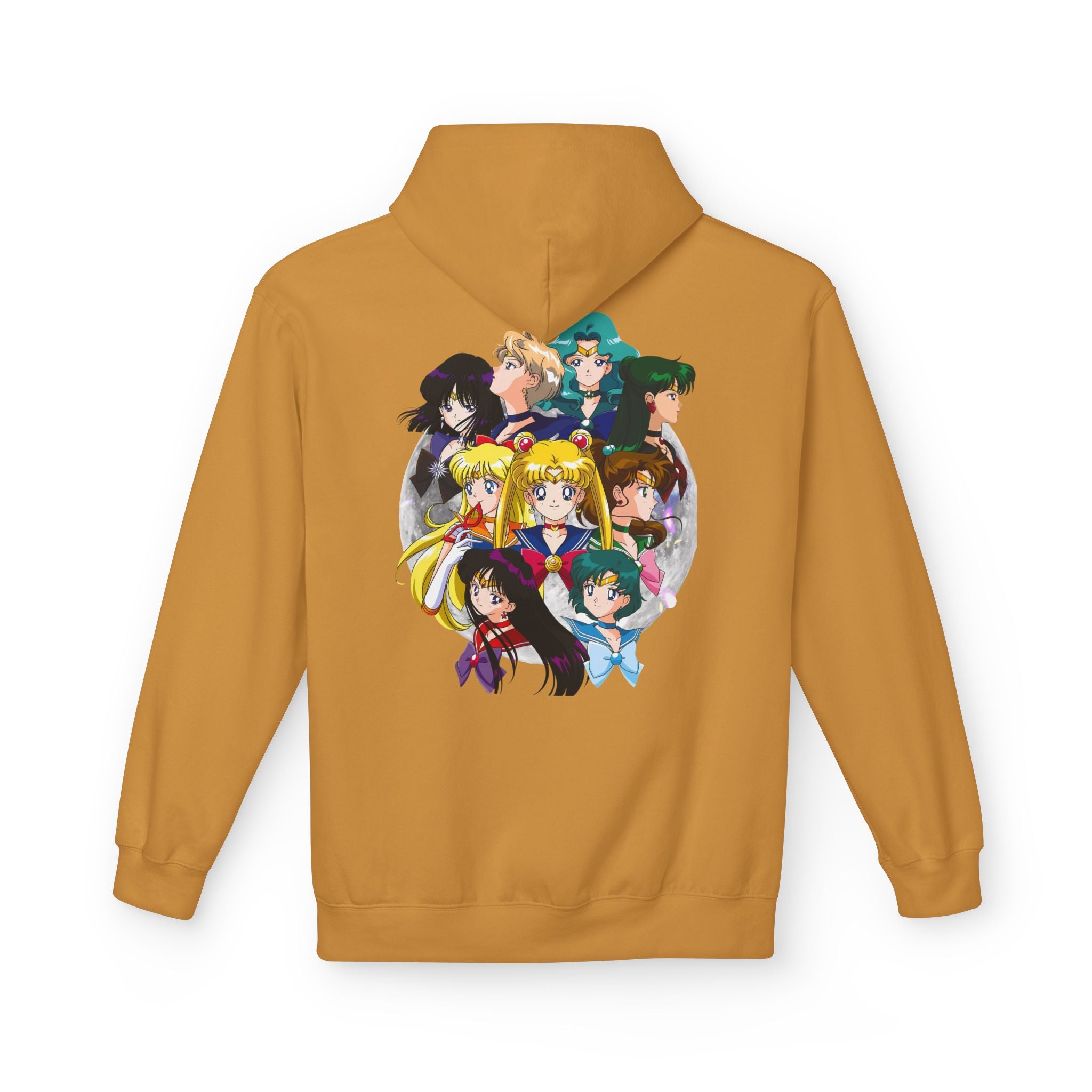 Anime Sailor Moon-Inspired Fleece Hoodie for Fans