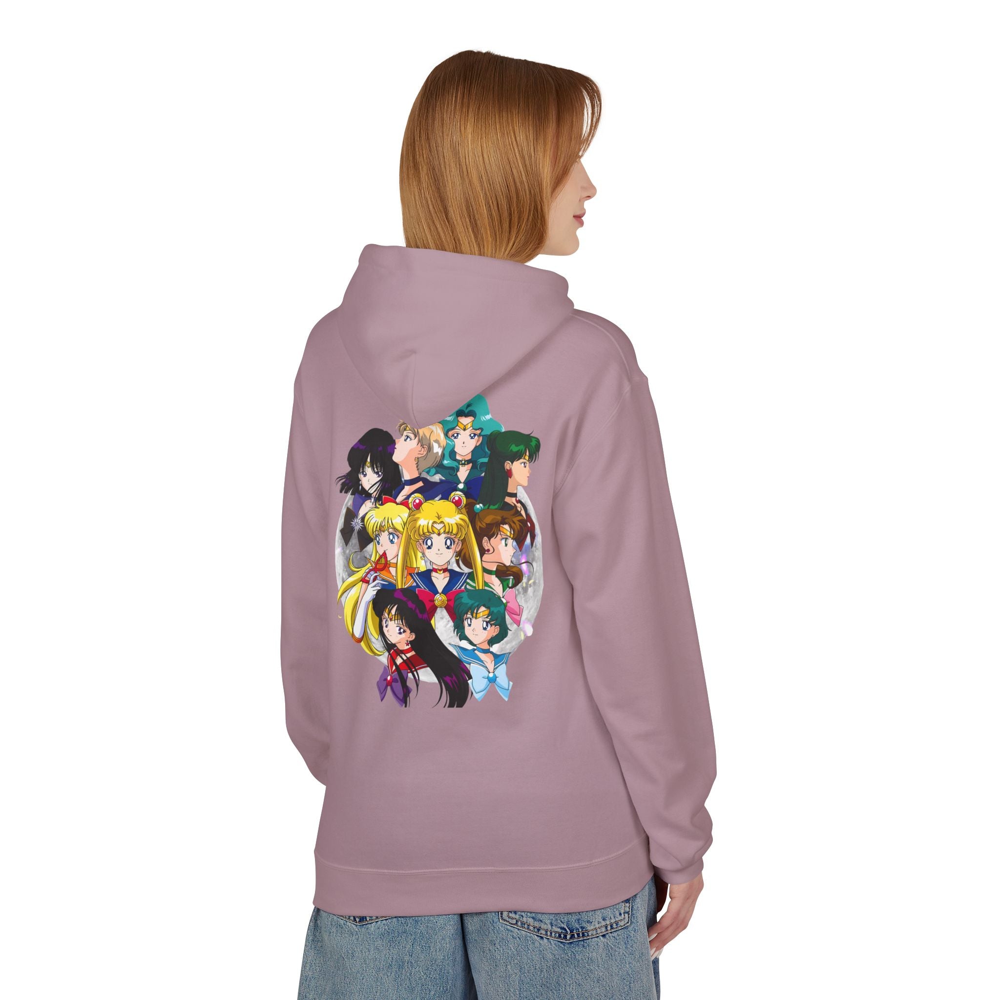 Anime Sailor Moon-Inspired Fleece Hoodie for Fans