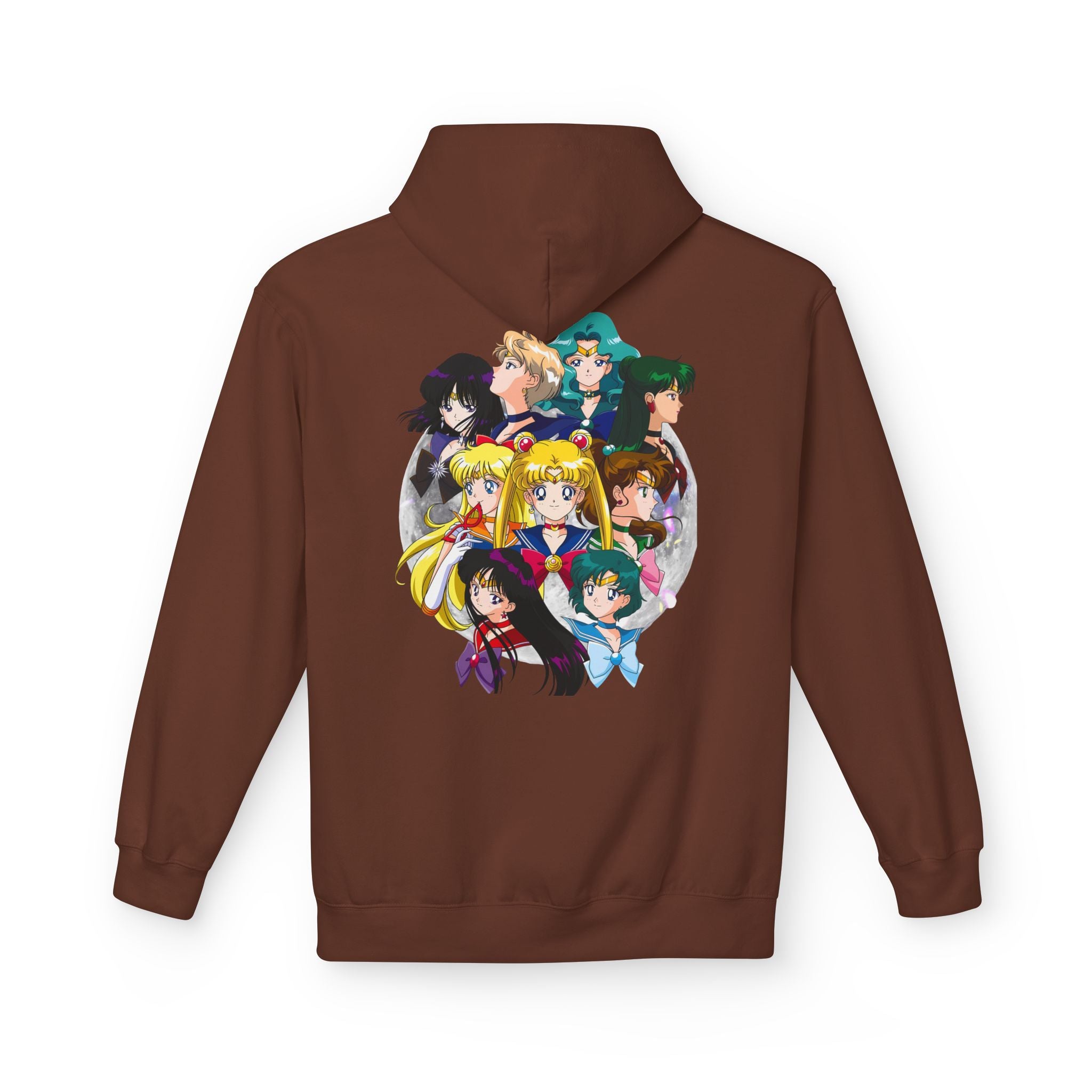 Anime Sailor Moon-Inspired Fleece Hoodie for Fans