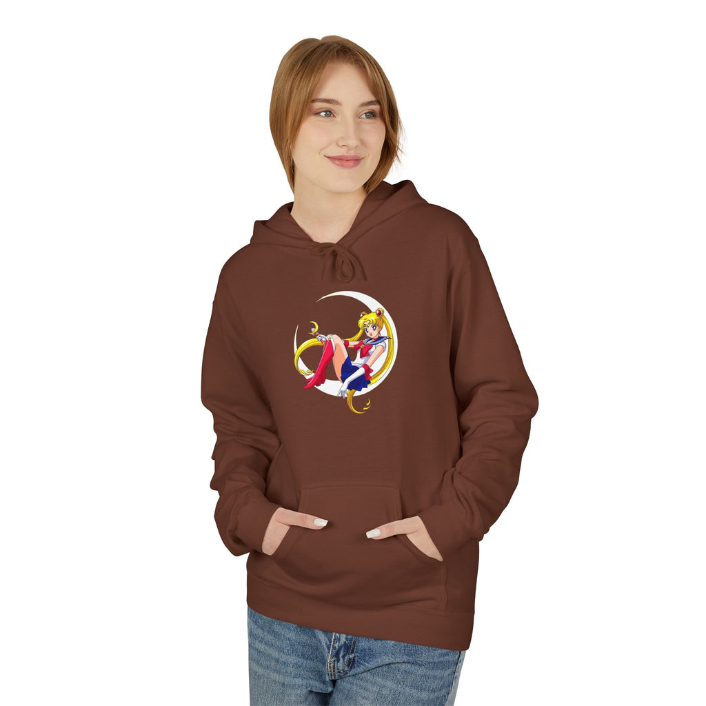 Anime Sailor Moon-Inspired Fleece Hoodie for Fans