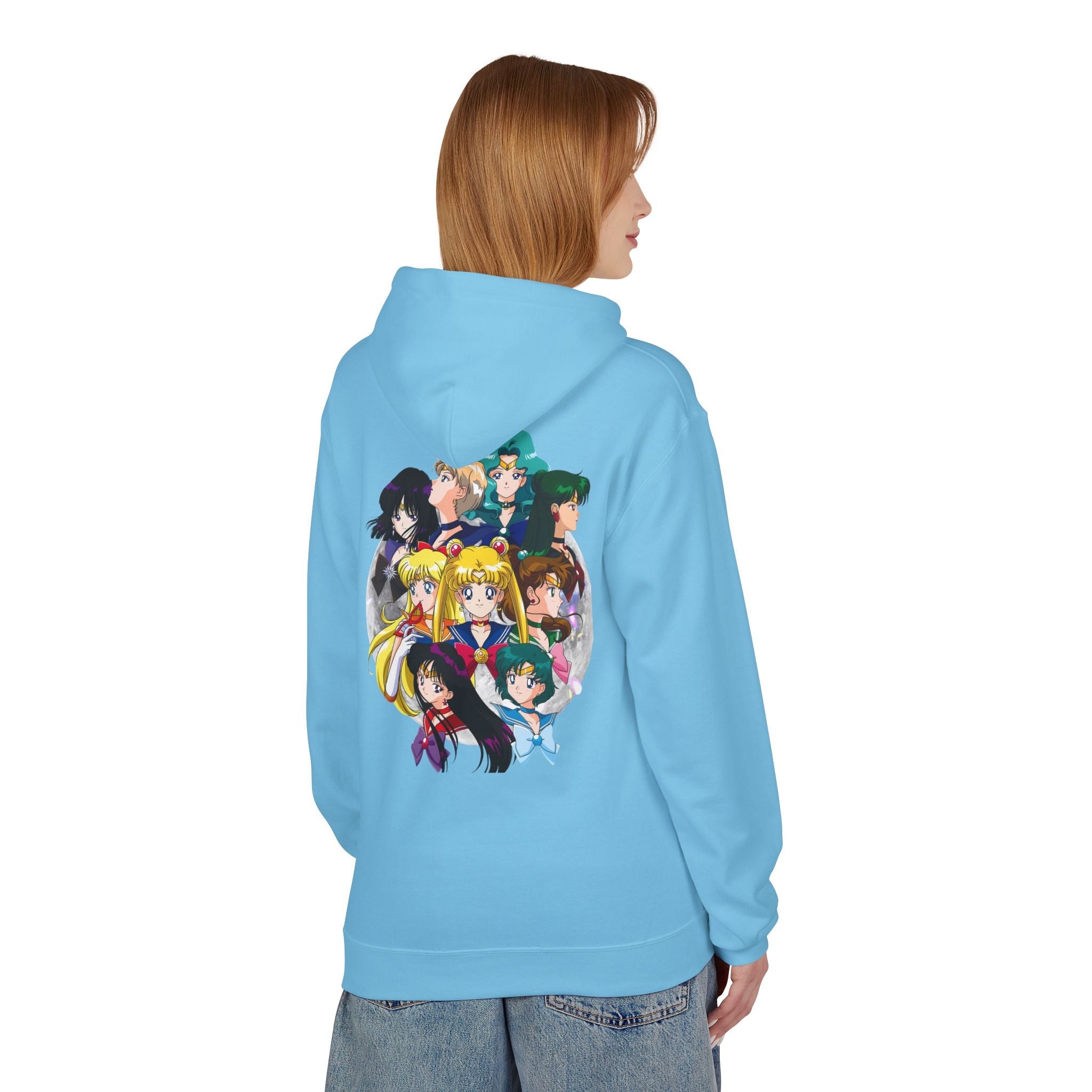 Anime Sailor Moon-Inspired Fleece Hoodie for Fans