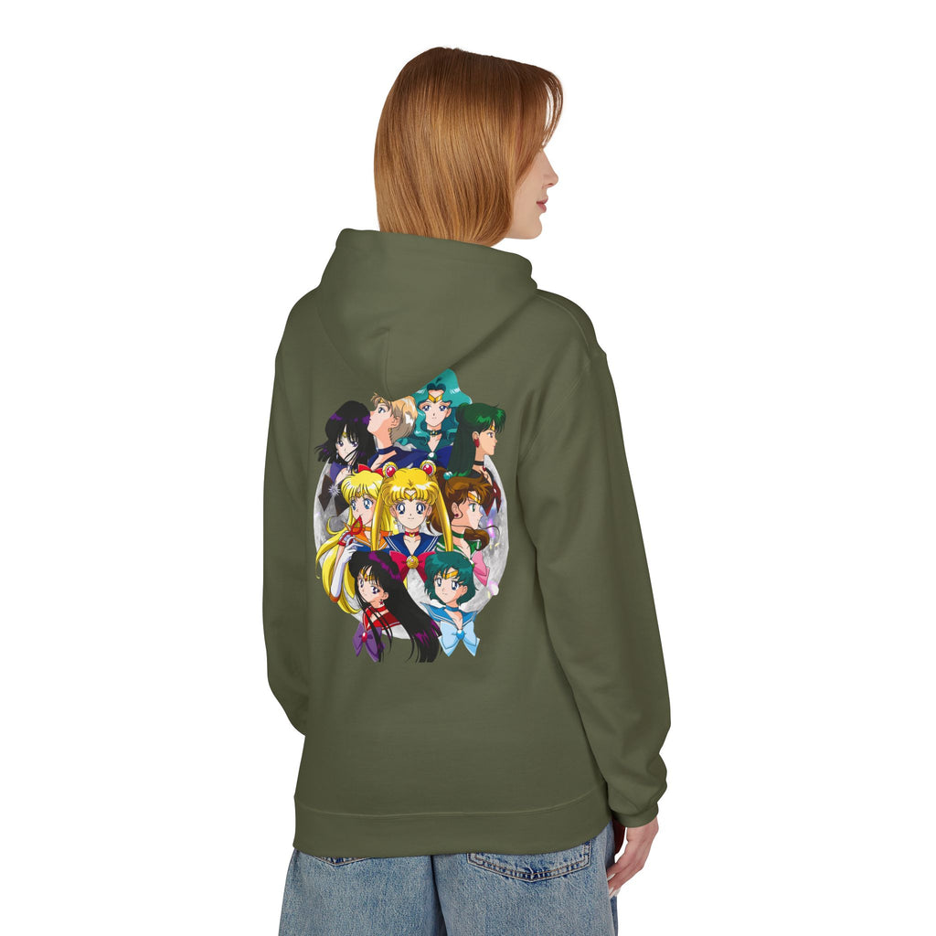 Anime Sailor Moon-Inspired Fleece Hoodie for Fans