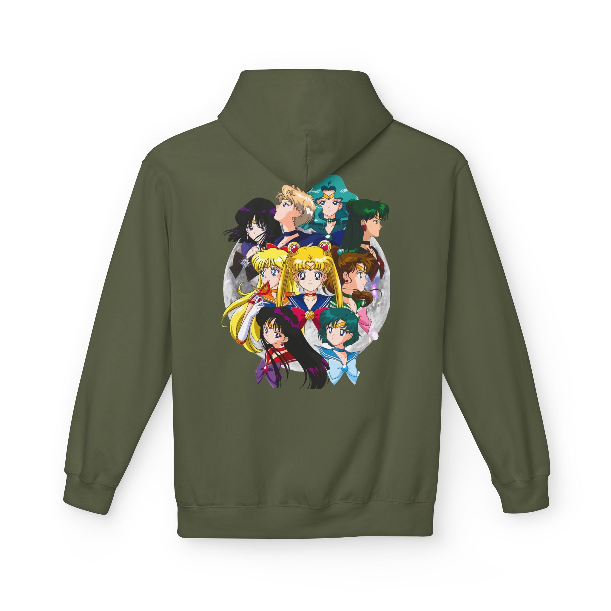 Anime Sailor Moon-Inspired Fleece Hoodie for Fans