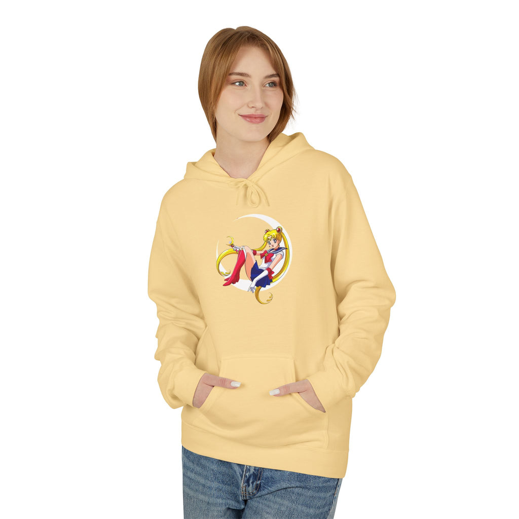 Anime Sailor Moon-Inspired Fleece Hoodie for Fans