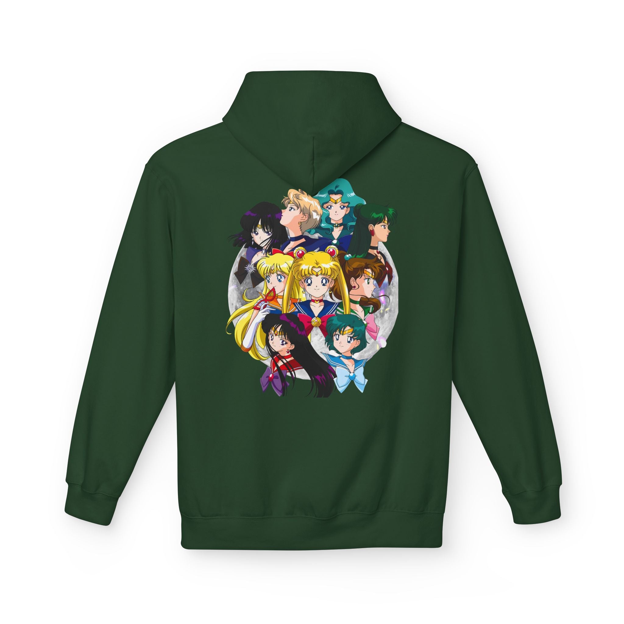 Anime Sailor Moon-Inspired Fleece Hoodie for Fans